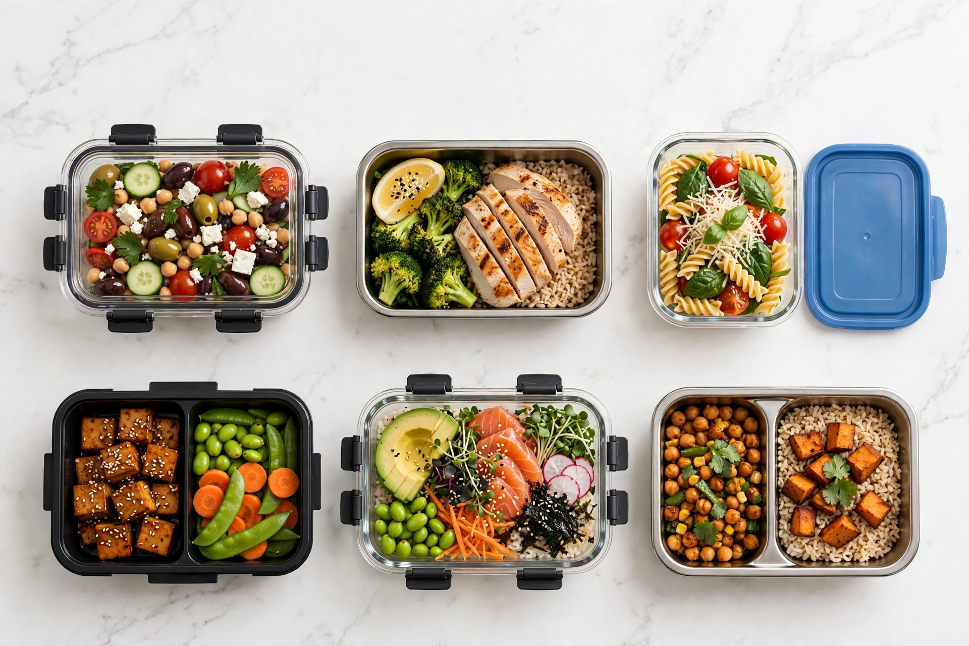 Best meal prep containers 2026 - glass, budget, and portion-control options