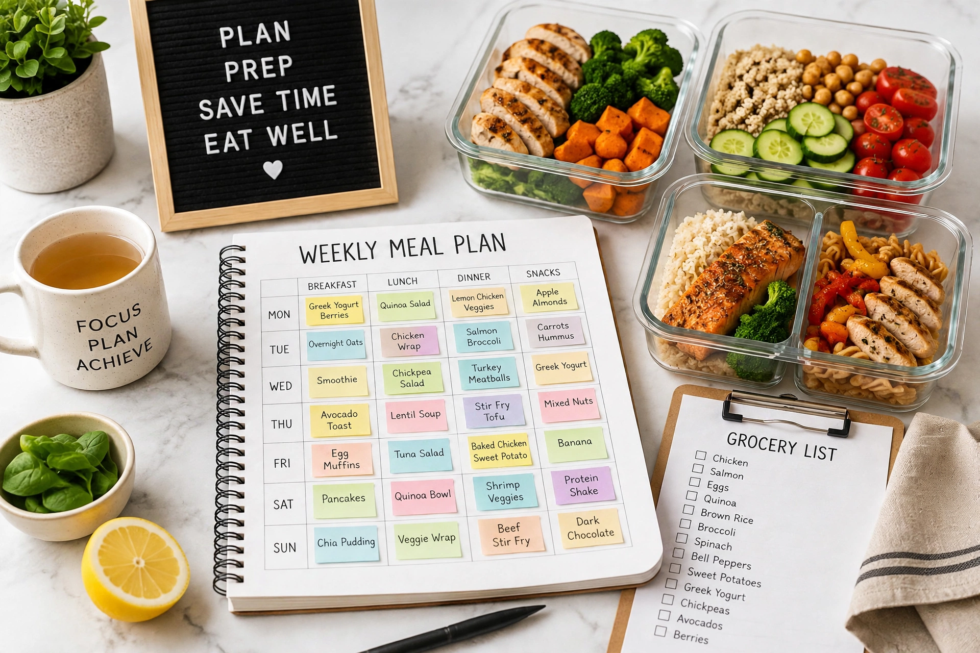 Easy meal prep ideas for busy days
